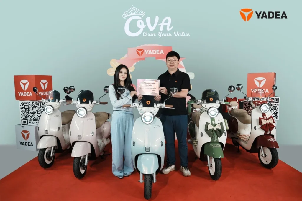 Sepeda Listrik Yadea Ova Pilihan Tepat untuk Wanita Modern!